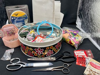 Large Lot Of Sewing Notions & Quality Scissors - For The Crafter!