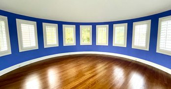 A Set Of 11 Anderson Casement Windows With Arts & Crafts Panes, AND Interior Shutters - WOW!