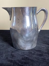 Vintage Academy Silver Over Copper Water Pitcher