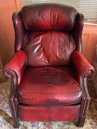 Vintage Bradington Young Leather Recliner Armchair