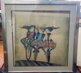 Large Framed G. Rodo Boulanger Print