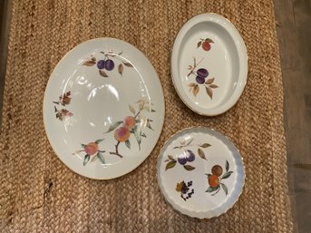 Royal Worcester Porcelain Serving Dishes