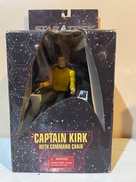 Star Trek Captain Kirk With Command Chair By Diamond Select Toys And Collectibles