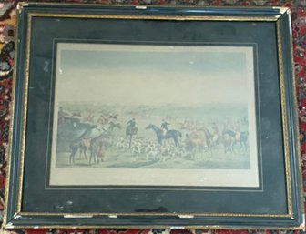 Framed Horse Print The Quorn Hunt