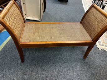 Wicker Bench