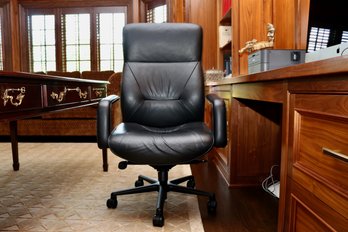 Keilhauer Repons 872 Executive Black Leather High Back Chair. $2,340.00