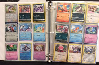 10 Sheets Double Sided Filled With 2022-2024 Pokemon Cards - K