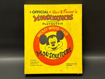 A Vintage Disney Official Mouseketeers  Play Outfit: Western Boy
