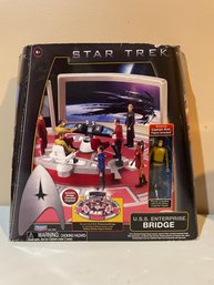 Star Trek U.S.S. Enterprise Bridge Playset With Captain Kirk Action Figure