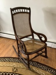 Caned Rocking Arm Chair