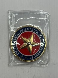 United States Of America Bronze Star Token