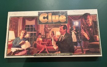 NOS 1992 Sealed Clue Board Game Parker Brothers NEW