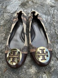 Tory Burch Plaid Flats Size 7 M