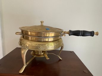 ANTIQUE COPPER FONDUE SET