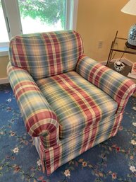 Kravet Furniture Swivel Lounge Chair 35x35x32in