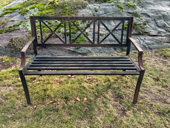 Metal Outdoor Bench