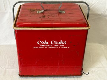 Vintage 1950s POLORON COLA COOLER- Held Cold Coca Cola Or Other Beverages