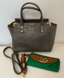 2 Beautiful Emma Fox Leather Bags ~