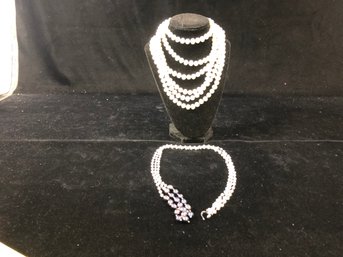 Faux Pearl Necklaces