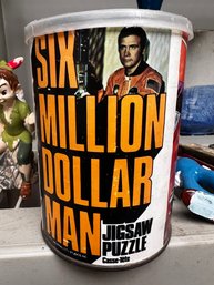 Vintage Six Million Dollar Man Puzzle