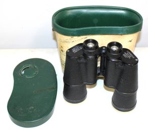Antique Selis Light Weight Luminous 16by50 Binoculars In Beautiful Case