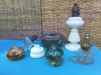 Mixed Oil Lamp Lot