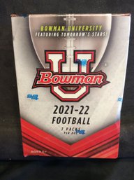 2021-22 Bowman U Football Sealed Blaster Box - M