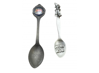 Disney/mickey Mouse Collectors/souvenir Spoons