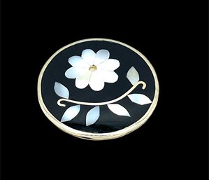 Beautiful Alpaca Sliver Abalone Brooch/pin