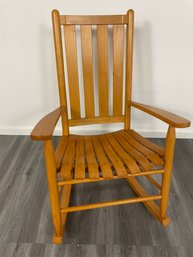 Mission Style Slat Rocking Chair