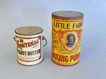 Frontenag Peanut Butter And Little Fairies Baking Powder Tins