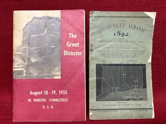 Antique 1892 Connecticut Almanac