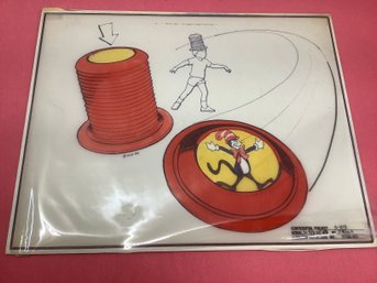 Coleco Industries Confidential Project S-413 Cat And The Hat Invention Sketch #1