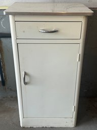 Vintage White Utility Cabinet