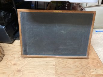 Vintage Chalkboard Wooden Boarders With Shelf For Chalk , School House