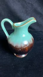 Small Glazed Pottery Pitcher