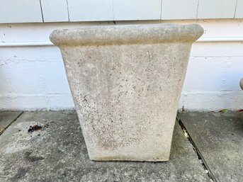 Tapered Cement Outdoor Planter (unit 1)