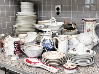 A Large Assortment Of Vintage China - Haviland, Mikasa, Evesham And More