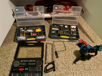 Garage Tool LOT B - Socket Set, Saws, Handtools, Storage Cases, Extension Cord & More