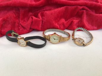 Lot Of 3 Ladies Watches