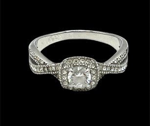 Vintage Fashion CZ Ring, Size 9.5