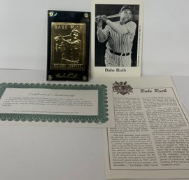 Babe Ruth Gold Legends Card Pack