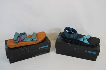 Two Pairs Of New Teva Sandal's