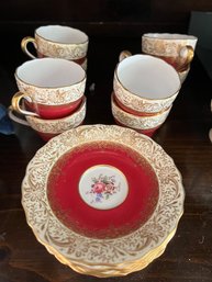 Tea Cups And Saucers - Spode Copeland Ruskin