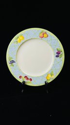 Mikasa Optima Fruit Rapture White Blue Lattice 10' Plates