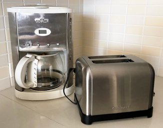 A Cuisinart Stainless Toaster And Gevalia Coffee Maker