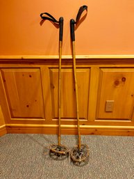 Vintage Bamboo Ski Poles