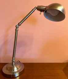 Vintage Chrome Adjustable Table Lamp