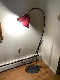 Decorative Red Shaded Floor Lamp