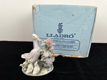 Lladro Goose Figurine